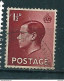 N° 207a Edward VIII Timbre Royaume-Uni (1936) Oblitéré  Postage  GB - Used Stamps