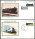 GREAT BRITAIN(1975) Locomotives. Set Of 4 Unaddressed FDC With Cachet. Scott Nos 749-52. - 1971-1980 Decimal Issues