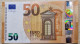 EuronotesK FREE SHIPPING 50 Euro 2017 UNC < UB >< U018 > France - Draghi - 50 Euro