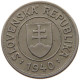 SLOVAKIA KORUNA 1940  #s067 0599 - Slowakije