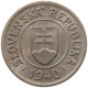 SLOVAKIA KORUNA 1940  #s021 0063 - Slowakei