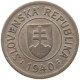 SLOVAKIA KORUNA 1940  #c018 0431 - Eslovaquia