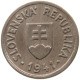 SLOVAKIA 50 HALIEROV 1941  #c017 0497 - Slowakije