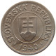 SLOVAKIA KORUNA 1940  #c017 0407 - Eslovaquia