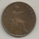 Monnaie, Grande Bretagne, Victoria, 1899, One, 1 Penny, 2 Scans - Other & Unclassified