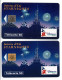 Disneyland  Soirée Starnights - 2 Télécartes France 1994 Phonecard (salon 384) - 1994