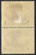 BECHUANALAND PROTECTORATE 1945 KGV 1d Brown & Carmine, Vertical Pair Victory SG129 MH - 1885-1964 Bechuanaland Protectorate