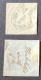 Uruguay 1860 Thick Numerals 80c RARE NUEVA-PALMIRA PMK+120c Sun Issue SALTO Signed A.Brun+Behr (Palmyra Palmyre YT14b+16 - Uruguay
