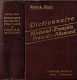 Rotteck, Kister Dictionnaire Allemand-Français - Français-Allemand (Garnier, Paris - Brepols, Turnhout) - Dictionnaires