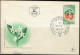 Israel 1956 FDC 4th Congress Of Mediterranean Citrus Growers Tel Aviv [ILT1382] - FDC