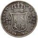 PHILIPPINES SPANISH 20 CENTIMOS 1883 ALFONSO XII. #t135 0515 - Philippinen