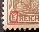 1900 Mi.54a Mit Plattenfehler “unterer Mäander Eingedellt” **/* Tadellos: Deutsches Reich Reichspost Germania 3 Pf - Nuovi