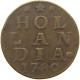 NETHERLANDS HOLLAND DUIT 1780  #c062 0095 - Monete Provinciali