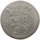 NETHERLANDS HOLLAND 2 STUIVER 1778 DOUBLE STRUCK 8 #a091 0373 - Provincial Coinage
