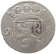 NETHERLANDS HOLLAND 2 STUIVERS 1758  #a033 0597 - Monnaies Provinciales