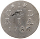 NETHERLANDS GELDERLAND 2 STUIVERS 1786  #t162 0193 - Provincial Coinage