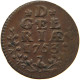 NETHERLANDS GELDERLAND DUIT 1753  #t113 0213 - Provincial Coinage