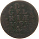 NETHERLANDS GELDERLAND DUIT 1757  #s019 0251 - Provincial Coinage