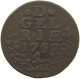 NETHERLANDS GELDERLAND DUIT 1757  #c063 0009 - Provincial Coinage