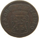 NETHERLANDS GELDERLAND DUIT 1757  #c063 0009 - Monedas Provinciales