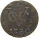 NETHERLANDS GELDERLAND DUIT 1790  #c039 0051 - Monedas Provinciales