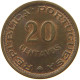 MOZAMBIQUE 20 CENTAVOS 1973  #s045 0153 - Mosambik