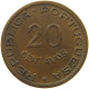 MOZAMBIQUE 20 CENTAVOS 1950  #a093 0477 - Mozambique