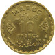 MOROCCO 10 FRANCS 1371 ESSAI  #t080 0389 - Maroc