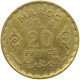 MOROCCO 20 FRANCS 1371  #c075 0381 - Maroc