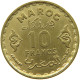 MOROCCO 10 FRANCS 1371  #a094 0659 - Maroc