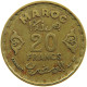 MOROCCO 20 FRANCS 1371  #a093 0861 - Maroc