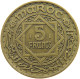 MOROCCO 5 FRANCS 1365  #a093 0695 - Maroc