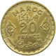 MOROCCO 20 FRANCS 1371  #a019 0741 - Maroc