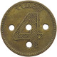 MOZAMBIQUE TOKEN  TOKEN SENA SUGAR LIMITED MBC 4 LUABO #t080 0273 - Mozambique