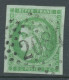 Timbre BORDEAUX N°42Bi 5c Vert EMERAUDE Obl. GC2084. Superbe N3560 - 1870 Bordeaux Printing