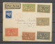 1930 ALGER TUNIS 6 Vignettes+ 1 Tp 50c Bleu Obl Rouge, Pilote MAX KNIPPING N3644 - 1921-1960: Modern Tijdperk