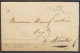 1813 Lettre De JERSEY Entrée Maritime Par 48/GRANVILLE. RARE N3653 - Correo Marítimo