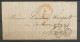 31/08/1852 Lettre De La Magdeleine En Guyane CAD Rouge COLONIES FRA/BREST N3657 - Correo Marítimo