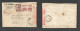 Belgian Congo. 1941 (8 Dec) Elisabethville - South Africa, Durban Via Joburg (15 Dec) Comercial Registered Multifkd Env - Sonstige & Ohne Zuordnung