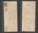 China - Xx. C. 1930s. Pahsien, Chungking - Shanghai. USS Palos. Single Fkd Ovptd Issue Envelope Arrival Cachet. Scarce A - Other & Unclassified
