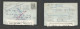 Eire. 1962 (12 Sept) Mallow - Hounslow, UK (14 Sept) 4d Blue Fkd Env, Slogan Cachet, Bilingual Depart Official Po Seal + - Oblitérés