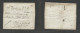 Germany Stampless. 1788 (26 Oct) Frankfurt - Ober Seebach. EL With Text "de Frankfurt" Stline + Charges Front And Revers - Autres & Non Classés