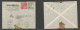 Bc - Malta. 1939 (22 June) Valletta - Denmark, Cph. Comercial Multifkd Env, Taxed + Arrival Machine Charge "012 Ore" Blu - Other & Unclassified