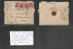 India. 1904 (5 May) Simla - Bedford, England (25 May) Multifkd Envelope With Contains At 4 Anna Rate + Post Office Seals - Altri & Non Classificati