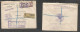 India. 1944 (15 March) Bombay - New Zealand. Belgian Consular Mail. Registered Multifkd With Special Cachet "passed Cens - Sonstige & Ohne Zuordnung