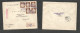 Japan. 1924 (4 Febr) Kobe 2 - Switzerland, Luzern, Weggis (10 March) Registered Imperf Issue Multifkd Env, Rolling Cache - Andere & Zonder Classificatie