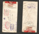 Siam. 1957. Local Official Circulated Envelope, With Front And Reverse Red Cachet + PO Official Seal, Tied Alongside. Fi - Siam