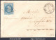 FRANCE N°29B SUR LETTRE GC 3782 ST NICOLAS DE LA GRAVE TARN & GARONNE 20/10/1867 - 1863-1870 Napoleon III With Laurels