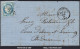 FRANCE N°60C SUR LETTRE GC 4184 VIC FÉZENSAC GERS + CAD DU 22/11/1875 - 1871-1875 Ceres