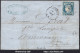 FRANCE N°60C SUR LETTRE POUR ANNONAY GC 4089 VALLON ARDECHE + CAD DU 02/10/1875 - 1871-1875 Ceres